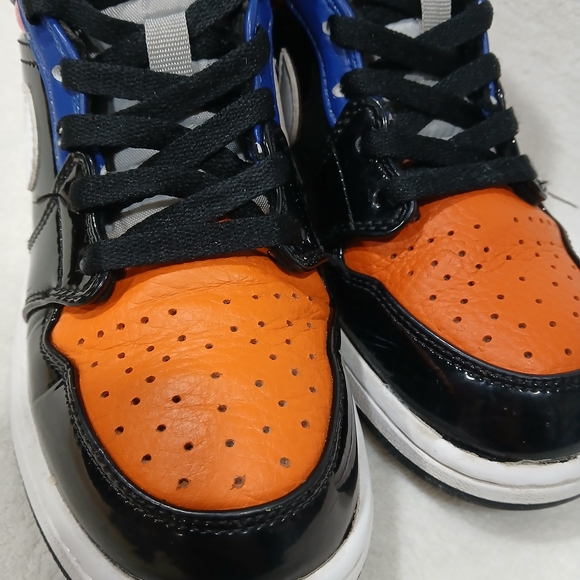 Nike Womens Air Jordan 1 SE CV5276-001 Multi Patent Basketball Sneakers Size 5.5 - Picture 7 of 16